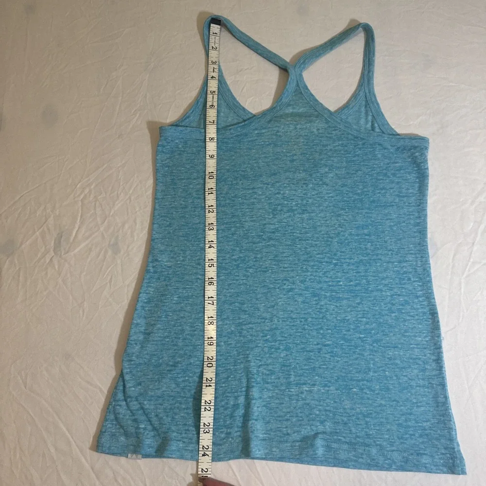 Victoria's Secret Y2K Tank Top‎ Racer Back Blue Silver Bling Heart Size S Rare - Picture 9 of 9